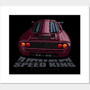 Speed king Posters and Art